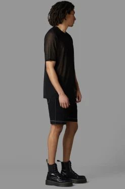 Men Black Friday Shirts & Tees*Fishnet Mesh Top