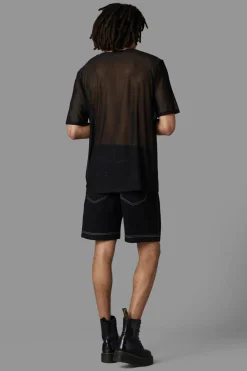 Men Black Friday Shirts & Tees*Fishnet Mesh Top