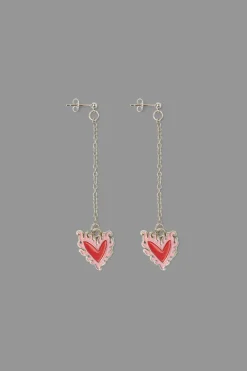 Accessories Black Friday Jewellery*Flaming Heart Drop Earrings