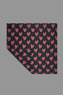 Accessories Black Friday Scarves & Bandanas*Flaming Hearts Satin Scarf
