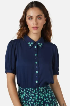 Women Princess Highway Blouses & Tops*Fleur Emb Blouse