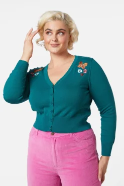 Women Princess Highway Knitwear & Cardis*Flora Embroidered Cardi