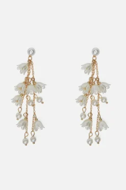 Accessories Princess Highway Jewellery*Floral Pearl Drop Earrings