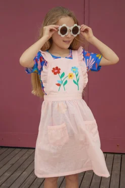 Kids Princess Highway Kids Dresses & Pinafores*Flower Fields Embroidered Pinafore
