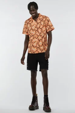 Men Dangerfield Shirts & Tees*Flower Frenzy Short Sleeve Shirt