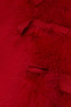 Women Black Friday Knitwear & Cardis*Fluff Trim Cardigan