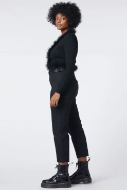 Women Black Friday Knitwear & Cardis*Fluff Trim Cardigan