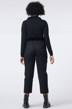 Women Black Friday Knitwear & Cardis*Fluff Trim Cardigan