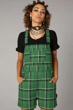 Women Black Friday Dresses & Pinafores*Forest Tartan Overall