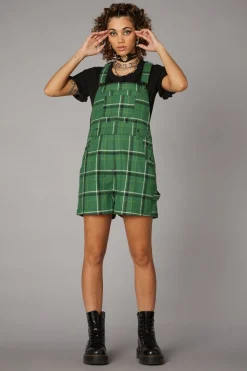 Women Black Friday Dresses & Pinafores*Forest Tartan Overall