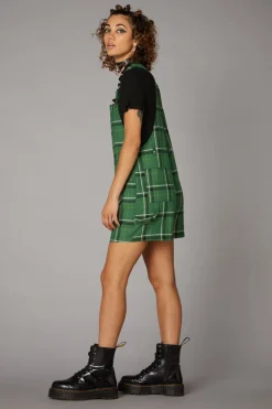 Women Black Friday Dresses & Pinafores*Forest Tartan Overall
