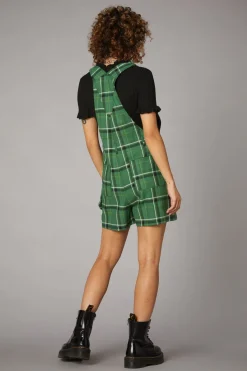 Women Black Friday Dresses & Pinafores*Forest Tartan Overall