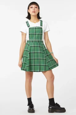 Women Black Friday Dresses & Pinafores*Forest Tartan Pinafore