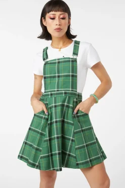 Women Black Friday Dresses & Pinafores*Forest Tartan Pinafore
