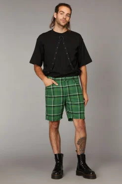 Men Black Friday Pants & Shorts*Forest Tartan Short