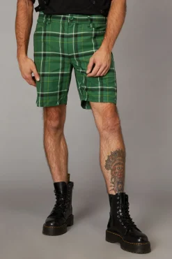 Men Black Friday Pants & Shorts*Forest Tartan Short