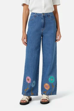 Women Princess Highway Pants & Jumpsuits*Fresh Blooms Emb Jean