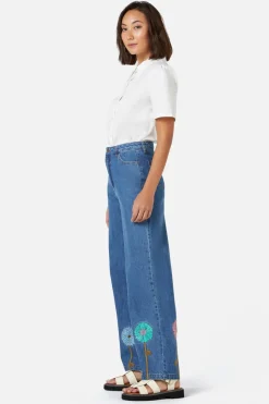 Women Princess Highway Pants & Jumpsuits*Fresh Blooms Emb Jean