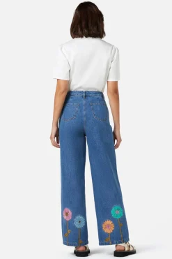 Women Princess Highway Pants & Jumpsuits*Fresh Blooms Emb Jean