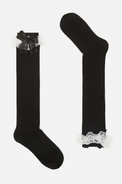 Accessories Dangerfield Socks & Tights*Frill U0026 Bow Knee Socks