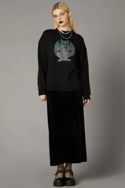 Women Black Friday Knitwear & Cardis*Gargoyle Print Sweater