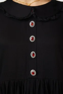 Women Black Friday Dresses & Pinafores*Gem Goth Babydoll Dress