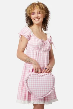 Accessories Dangerfield Bags*Gingham Heart Backpack