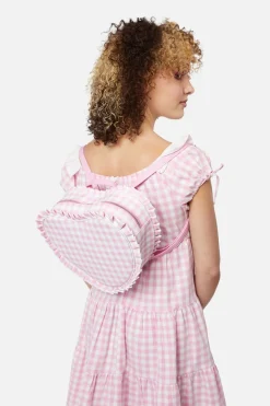Accessories Dangerfield Bags*Gingham Heart Backpack