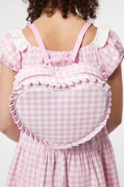 Accessories Dangerfield Bags*Gingham Heart Backpack
