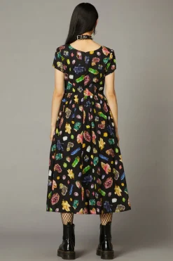 Women Black Friday Dresses & Pinafores*Glorious Geodes Goth Dress