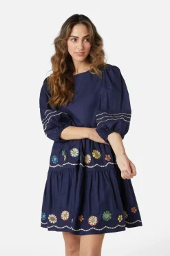 Women Princess Highway Dresses & Pinafores*Golden Blooms Embroidered Dress