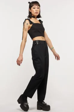 Women Dangerfield Pants & Jumpsuits*Goth Belted Pants