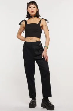 Women Dangerfield Pants & Jumpsuits*Goth Belted Pants