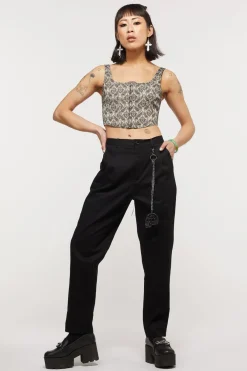 Women Dangerfield Pants & Jumpsuits*Goth Chain Clip Pants