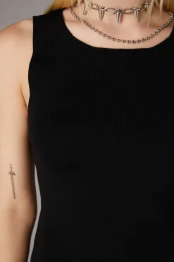 Women Black Friday Knitwear & Cardis*Goth Knit Tank Top