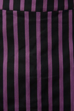 Women Black Friday Skirts & Skorts*Goth Stripe Drill Skort