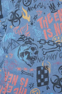 Men Dangerfield Pants & Shorts*Graffiti Denim Unisex Short