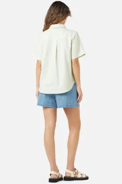 Women Princess Highway Blouses & Tops*Green Garden Emb Shirt