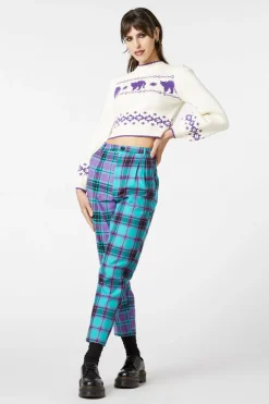 Women Dangerfield Pants & Jumpsuits*Grinning Tartan Pants