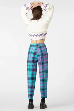 Women Dangerfield Pants & Jumpsuits*Grinning Tartan Pants