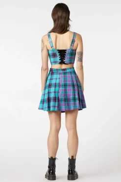 Women Dangerfield Skirts & Skorts*Grinning Tartan Pleated Skirt