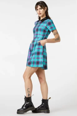 Women Dangerfield Dresses & Pinafores*Grinning Tartan Zipper Dress