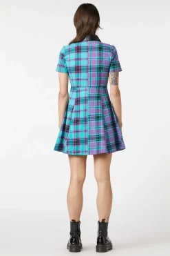 Women Dangerfield Dresses & Pinafores*Grinning Tartan Zipper Dress