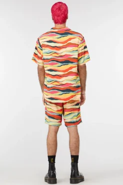 Men Dangerfield Shirts & Tees*Grounded Satin Ss Shirt