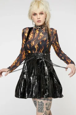 Women Dangerfield Dresses & Pinafores*Grunge Pleated Pinny