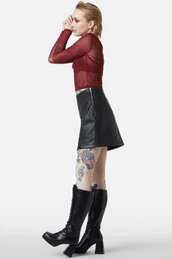 Women Dangerfield Skirts & Skorts*Guarded Pu Skirt