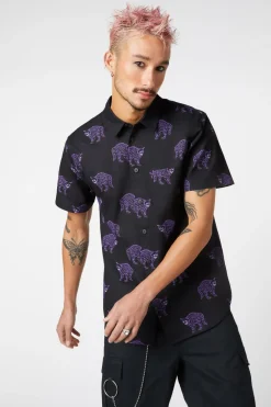 Men Dangerfield Shirts & Tees*Guiding Spirit Short Sleeve Shirt