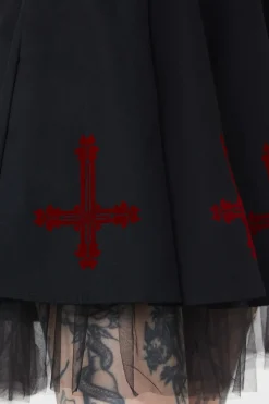 Women Dangerfield Dresses & Pinafores*Hail Lilith Flocked Hem Bustier Dress