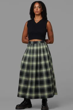 Women Black Friday Skirts & Skorts*Haunted Bloom Tartan Skirt