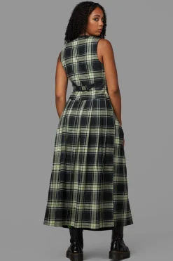 Women Black Friday Blouses & Tops*Haunted Bloom Tartan Vest